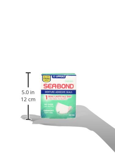 Запечатващи за зъбни протези SEA-BOND С прясна мента, по 30 броя (опаковка от 3 броя)
