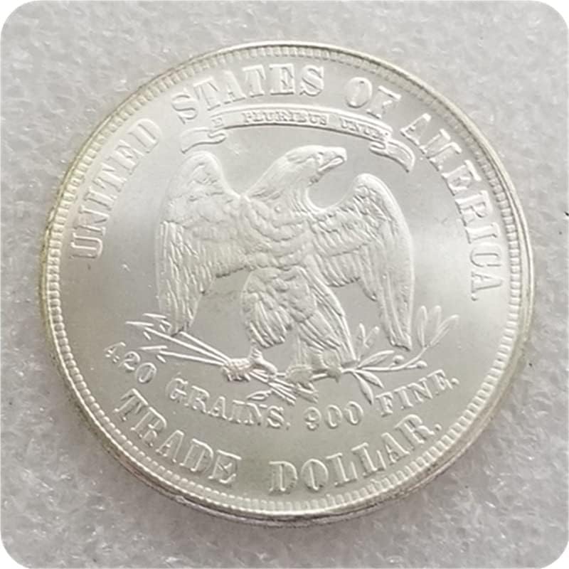Старинни Занаяти Американски монети от 1881-P Чуждестранни Възпоменателни Монети, Сребърни Долара