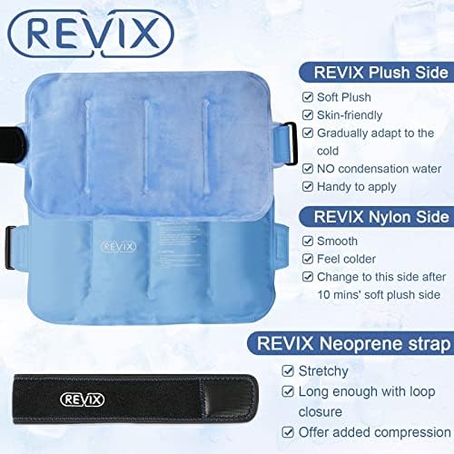 REVIX Приключи с лед за глезените с увреждания за Еднократна употреба и REVIX Голямо Гелевое Приключи с лед за Крака, Бедра, тазобедрена