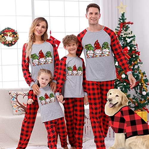 Christmas_Pajamas за Семейството, Еднакъв Комплект, Класическа Коледна Облекло в Клетката за тийнейджъри, Женски и Мъжки Подаръци 2022