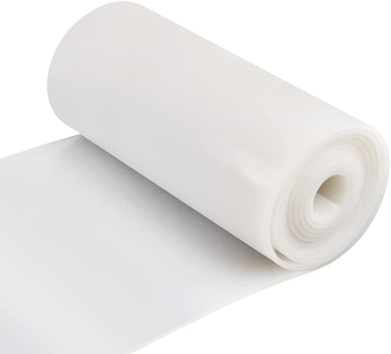ЧЕРЕН 5 мм лист силиконов каучук дървена врата силиконов лист вакуум преса силиконов каучук мат 600x600 мм - (Цвят: бял, дебелина: 5