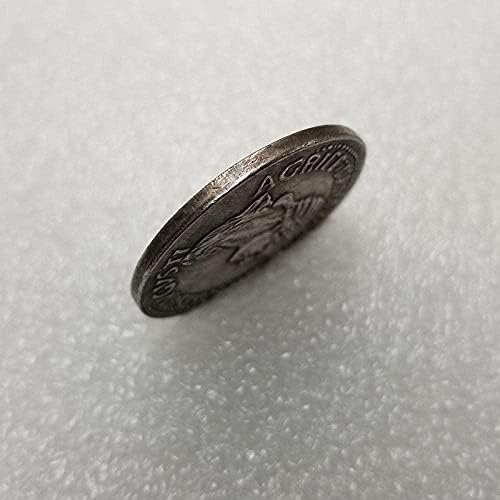 Старинни Занаяти Римска Монета С Медна Сребърно Покритие Стар Сребърен Долар Сребърен Кръг На Чужд Сребърен Долар Една Антична Колекция