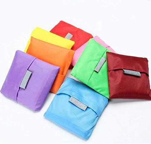 3 Бр. Многократна употреба за Хранителни стоки чанти, Цветни Преносими Дългогодишна пазарска чанта, Сгъваема чанта за пазаруване, водоустойчива