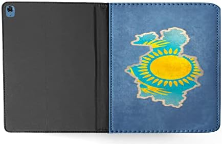 Калъф за таблет с панти капак с национални флага на Казахстан за Apple IPAD AIR (2020 г.) (4-то поколение) / IPAD AIR (2022) (5-то поколение)