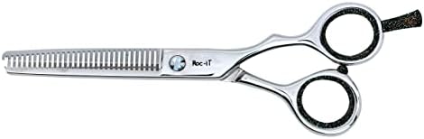 Професионални ножици за подстригване на коса Cricket Centrix Roc-It Dog RT 30 Shimmering Night Thinning за Разреждане, Текстуриране и