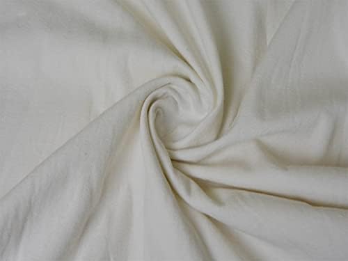 The Design Cart Бяла Однотонная плат от чист памук за декоративно-приложни изкуства, занаяти, шевни и други проекти, Ширина 48 см-122