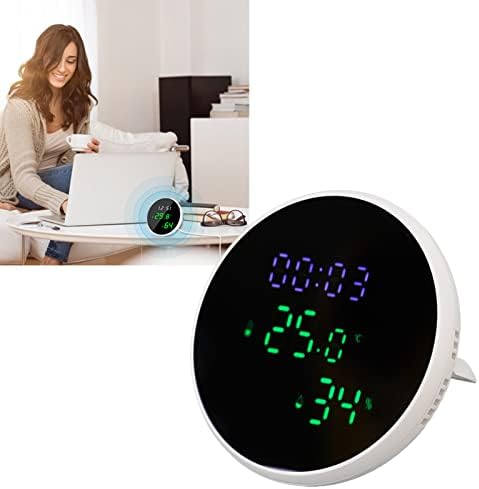 TITA-DONG WiFi Термометър-Влагомер, машина за висока точност Интелигентен Сензор за Температура и Влажност на въздуха с led екран, Гласов Контрол на Температурата И Влажно