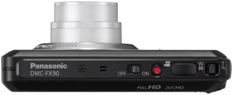 Цифров фотоапарат Panasonic DMC-FX90K 12.1 Mp с 5-кратно оптично увеличение, сензорен екран (черен)