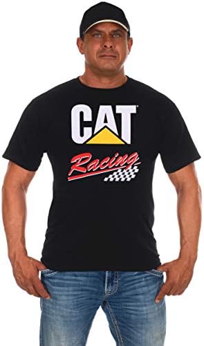 Мъжки t-shirt Джеф Бъртън CAT Racing Наскар с връщане назад