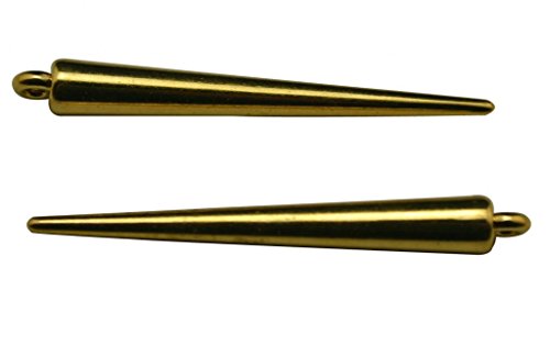 Amanaote Пластмасов златна верижка с дължина 2.1 инча, по-дълги пулевидная верига, верига за пуловери, дрехи, бижута (опаковка от 20