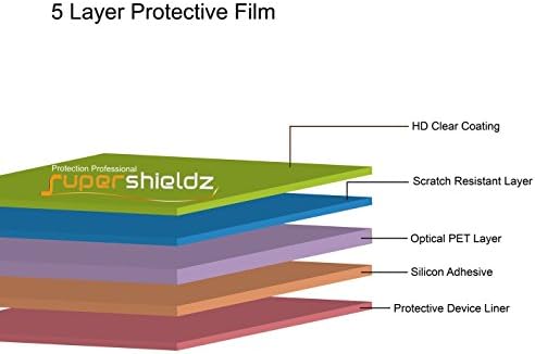 (2) Защитно фолио Supershieldz, предназначена за Samsung Galaxy S8 (пълно покритие) 0,23 mm High Definition Clear Shield (TPU)