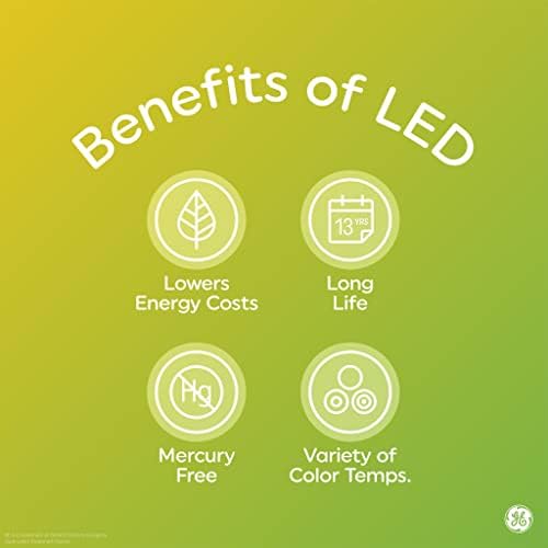 Led лампи на GE Lighting LED +, променящи цвета, с дистанционно управление, не се изисква приложение или Wi-Fi, лампи за вътрешно осветление