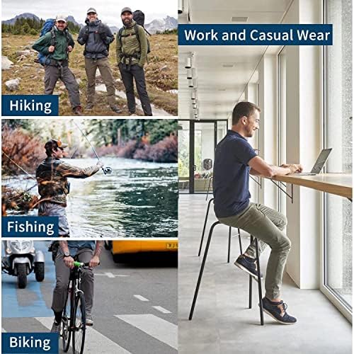 Мъжки Туристически Работни Панталони-Карго с колан и Много джобове, Непромокаеми Панталони, Леки, бързо съхнещи всеки ден