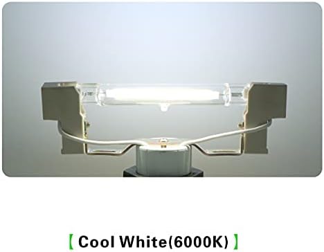 AGIPS Широко напрежение светлини 10 бр. COB led Крушки с регулируема яркост R7S Стъклена тръба Прожектор 78 мм, 118 mm 12 W 25 W Студен/топъл