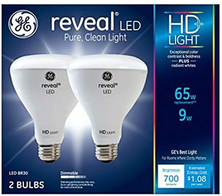 Led лампи на GE Lighting 30691 Reveal HD+, 700 Лумена, 9 W, 2 Бр. - Брой 1 (не е в наличност)