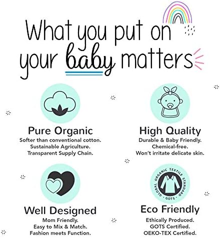 Lamaze Organic Baby Бебешки биологични продукти от първа необходимост, 2 опаковки панталони