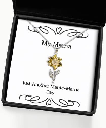 Just Another Маниакално-Колие с отложено във формата на Семе на Ден на майката, Подарък от майка на дъщеря, Забавление за мама