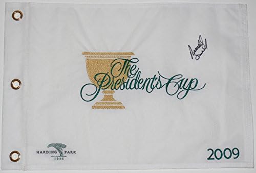 Президентски купа Бранд Снедекера с автограф, флаг за голф