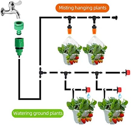 Градинска система за поливане на Инструменти Микро-Система за капково напояване е Система за поливане на Градината Регулируеми Капкомер от 5 м-50 м DIY Комплект Систе