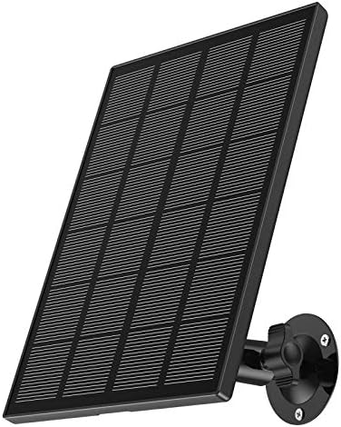 Соларен панел ZUMIMALL за Безжична Улична камера GX1S/F5/GX2S PTZ камери, Водоустойчиви Соларен Панел IP66 с 10-футовым USB-кабел за