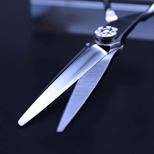 6-Инчови ножица за подстригване на коса с лявата си ръка AOLANDUO-Качествени Ножици за подстригване на коса с ръчно изработени от стомана
