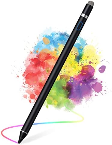 Активни stylus писалка за сензорни екрани, Активни Карандашные Интелигентни Цифрови Писалки Fine Point Stylist Pen, Съвместими с iPhone, iPad, Samsung/Android Смартфони и планшетами За рису