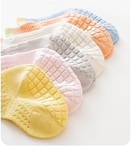 FYLuoke/Нескользящие Чорапи За малки момчета и Момичета, Нескользящие Чорапи За Бебета и малки Деца, 6 Двойки Етажа Чорапи, Нескользящие