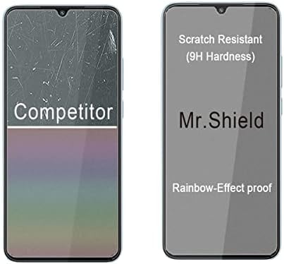 Mr.Shield [Комплект от 3 позиции] е Предназначен за Xiaomi (Redmi A1) / Redmi A1 + / Redmi A1 Plus [Закалено стъкло] [Японското стъкло твърдост 9H] Защитно фолио за екрана с доживотна заместит?