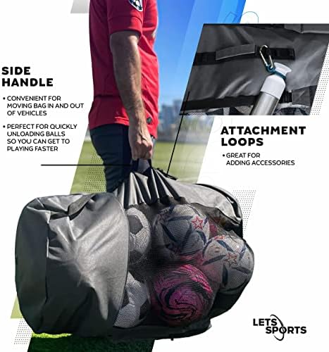 Позволява да Използвате спортна чанта за топката с плечевыми ремъци, сверхпрочную чанта за съхранение на треньорския екипировка завязками