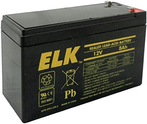 Херметичен оловно-киселинната батерия ELK ELK-1280 12V 8Ah ELK-1280